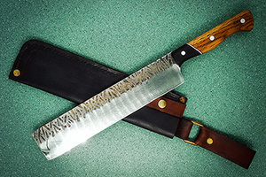 JN Coltello Nakiri da Cucina-Chef fatto a mano CCJ33d